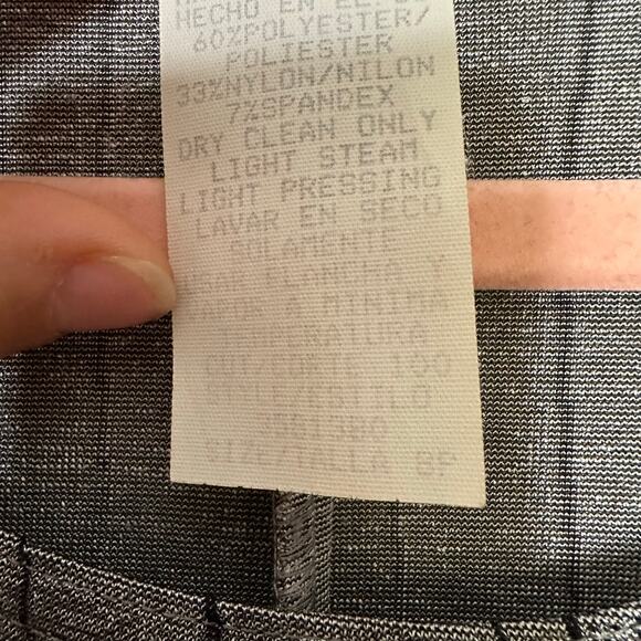 90s Vintage Rabbit Designs Gray Fairy Firefly Dress Goth Grunge Midi Slinky Sz 8 - Picture 7 of 8